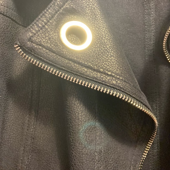 Navy  Suede women jacket , excellent condition. - Picture 4 of 4